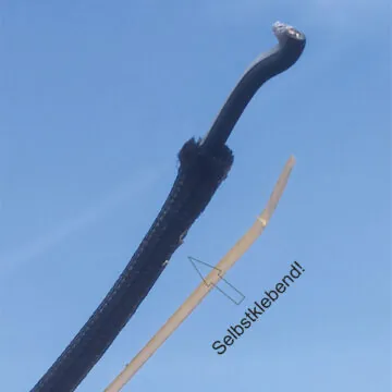 kunstoffbeschichtetes, flexibles Kabel -2-adrig